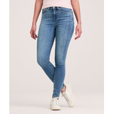 Denver Hayes Women's High Rise Skinny Jeans Front_Angled_Left