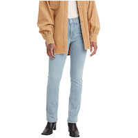 Levi's Women's 314 Shaping Straight Jeans - Slate Morning Front_Flat