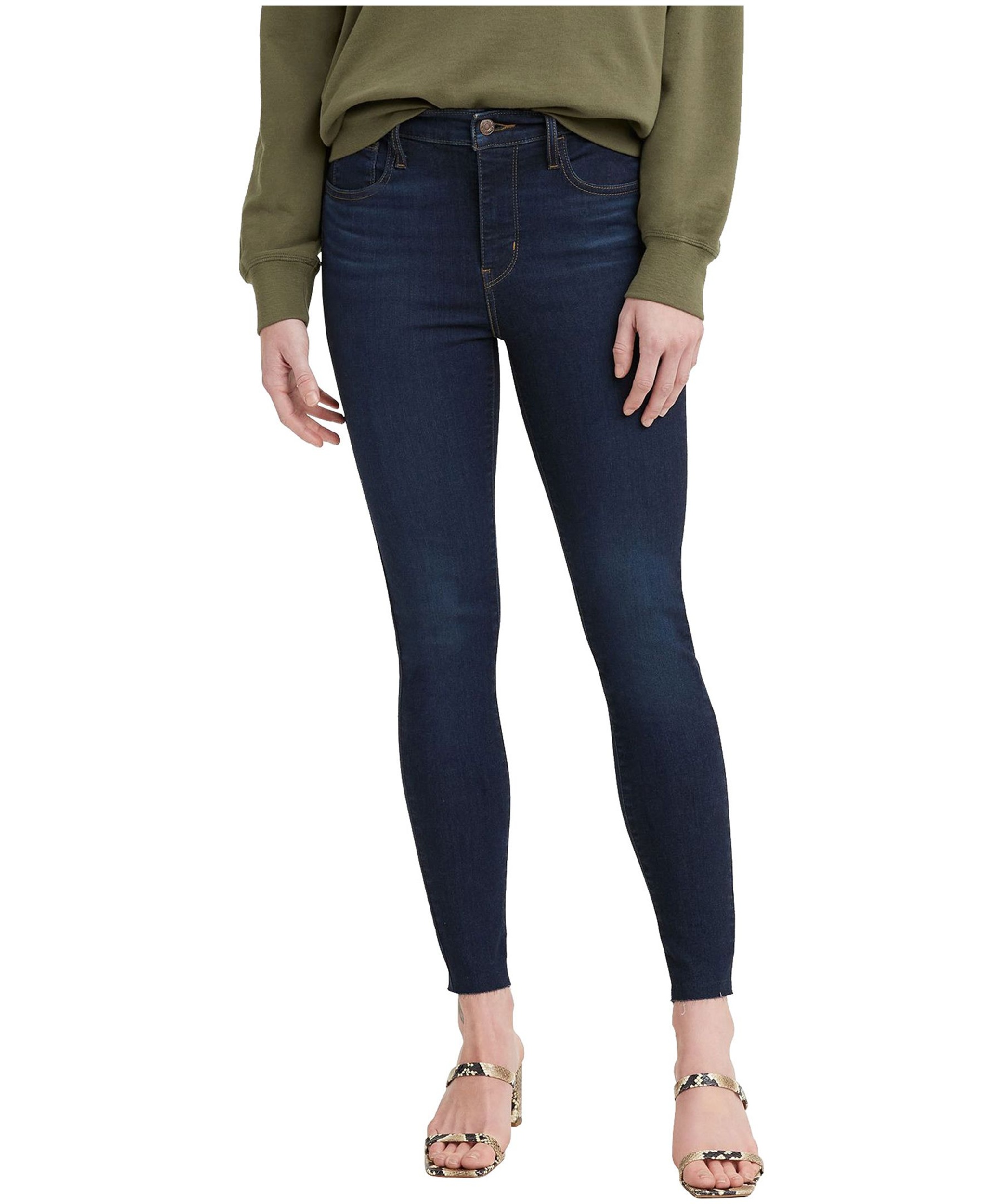 Women's 720 High Rise Super Skinny Jeans Quebec Drawn Medium Stone