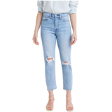 Jean court à jambe droite et taille haute pour femmes, Wedgie, Levi's Front_Flat
