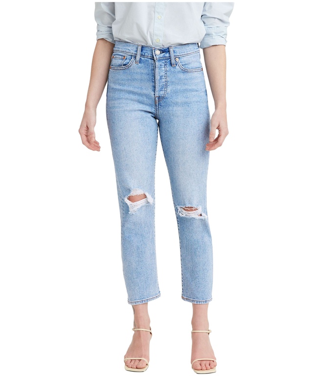 Jean court à jambe droite et taille haute pour femmes, Wedgie, Levi's