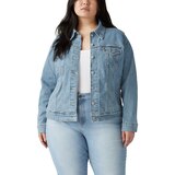 Levi's Women's Original Trucker Jacket Jeansie - Plus Size Front_Flat
