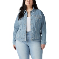 Veste de camionneur originale pour femmes, Jeanie, Levi's, taille plus Front_Flat