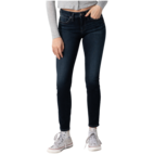 Silver Women's Elyse Mid Rise Straight Jeans - Dark Indigo