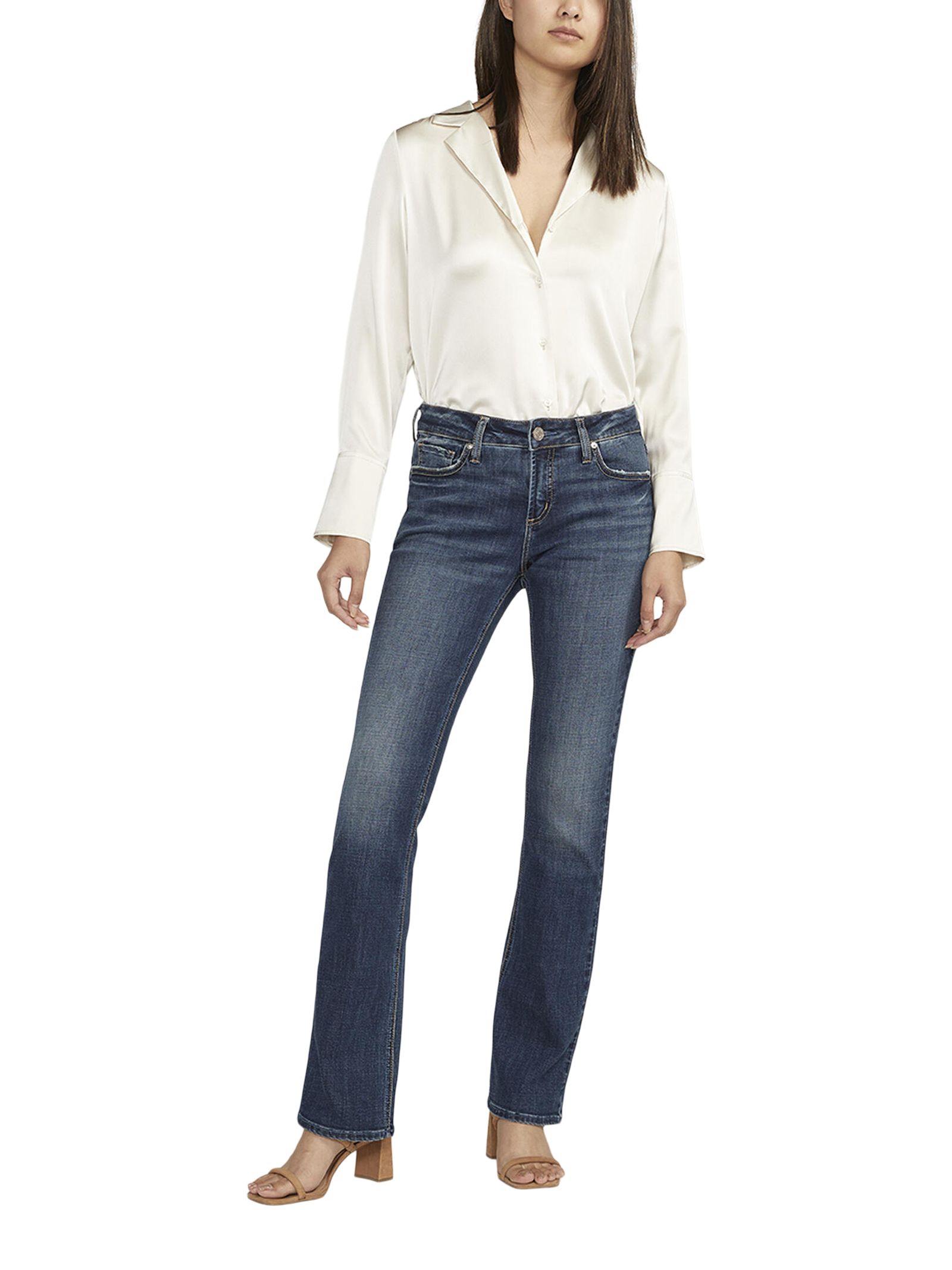 Silver Women's Elyse Slim Bootcut Jeans