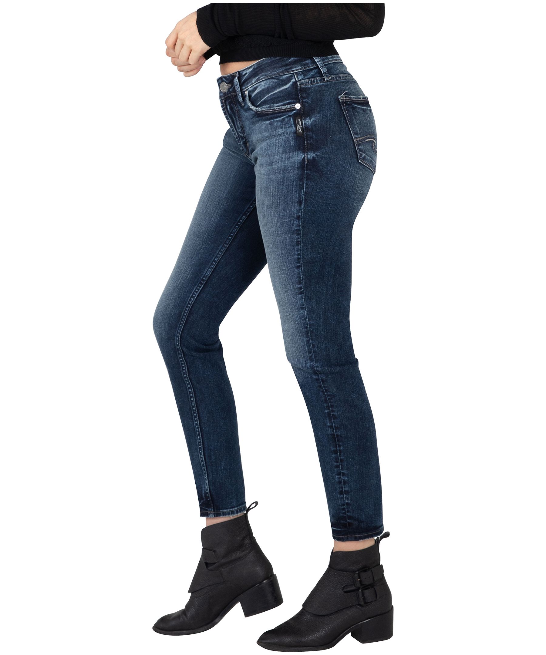 Silver Women's Elyse Skinny Jeans