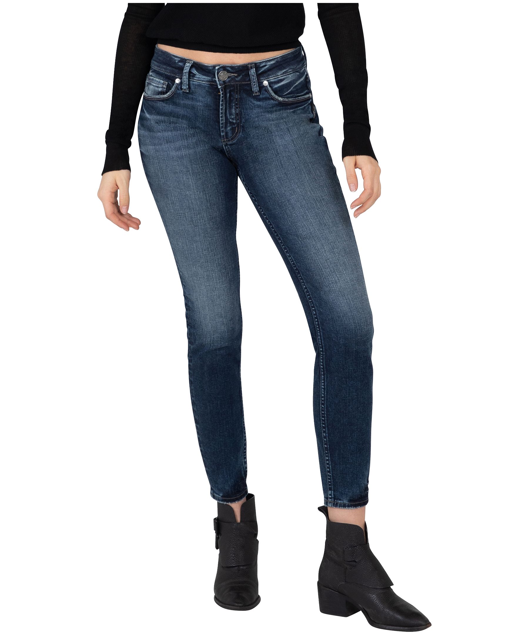 Silver Women's Elyse Skinny Jeans
