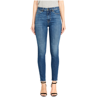 Buffalo Women's Skylar High Rise Skinny Jeans - Medium Indigo Front_Flat