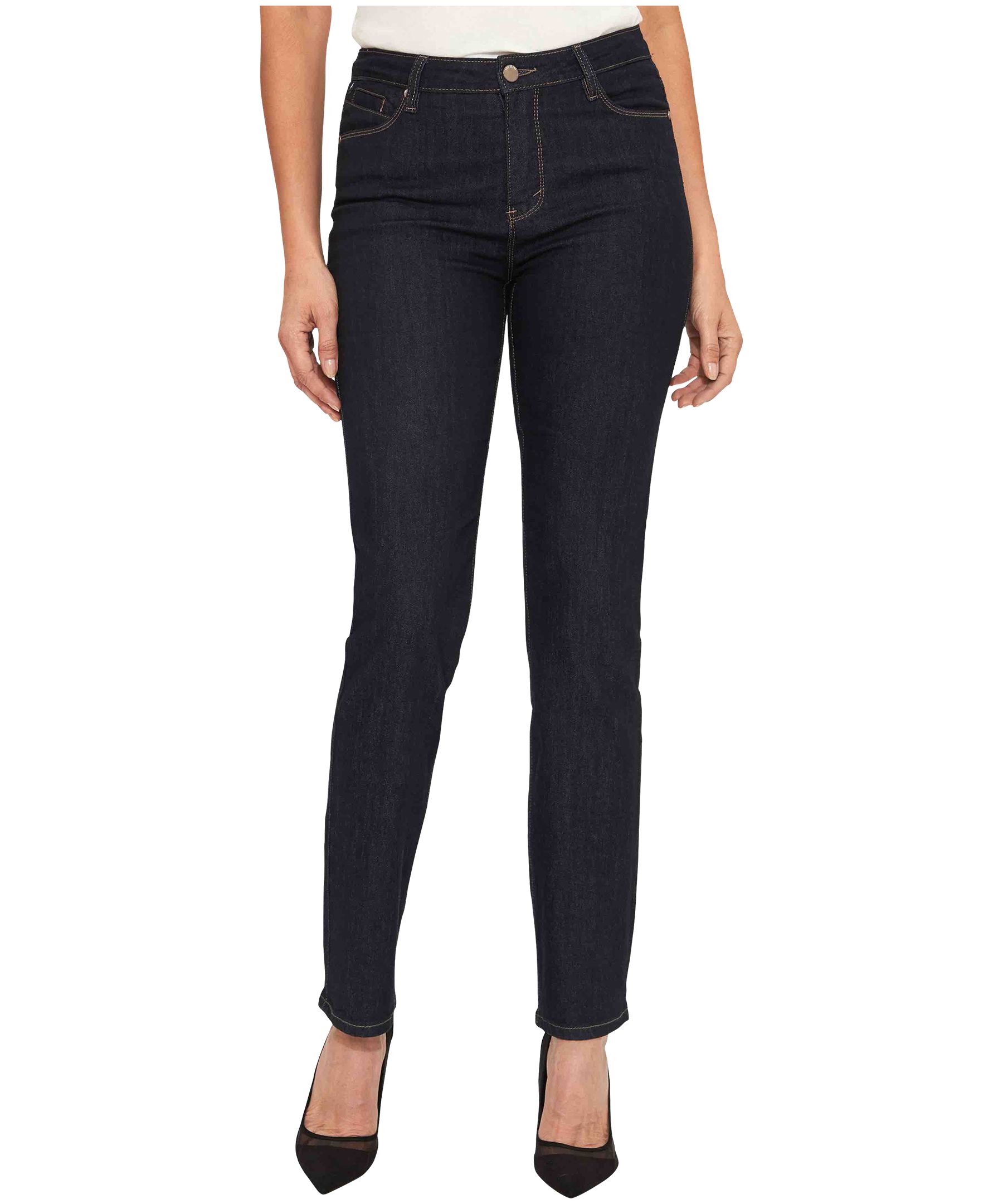 Jean à jambe droite et à taille mi-basse pour femmes, Georgia, Lois