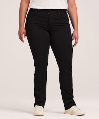 Denver Hayes Curvy Fit Mid Rise Jambes droites Jeans pour femme