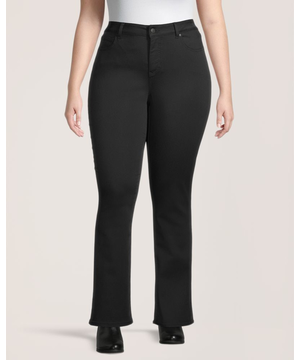 Denver Hayes Women's Curvy Fit Mid Rise Bootcut Jeans