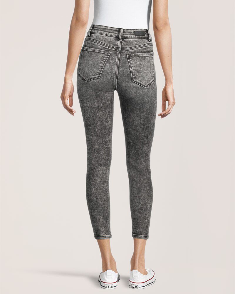 Jean moulant à taille haute pour femmes, Denver Hayes