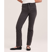 Denver Hayes Women's High Rise Straight Leg Jeans Front_Flat