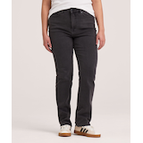 Jean à jambe droite et taille haute pour femmes, Denver Hayes Front_Flat