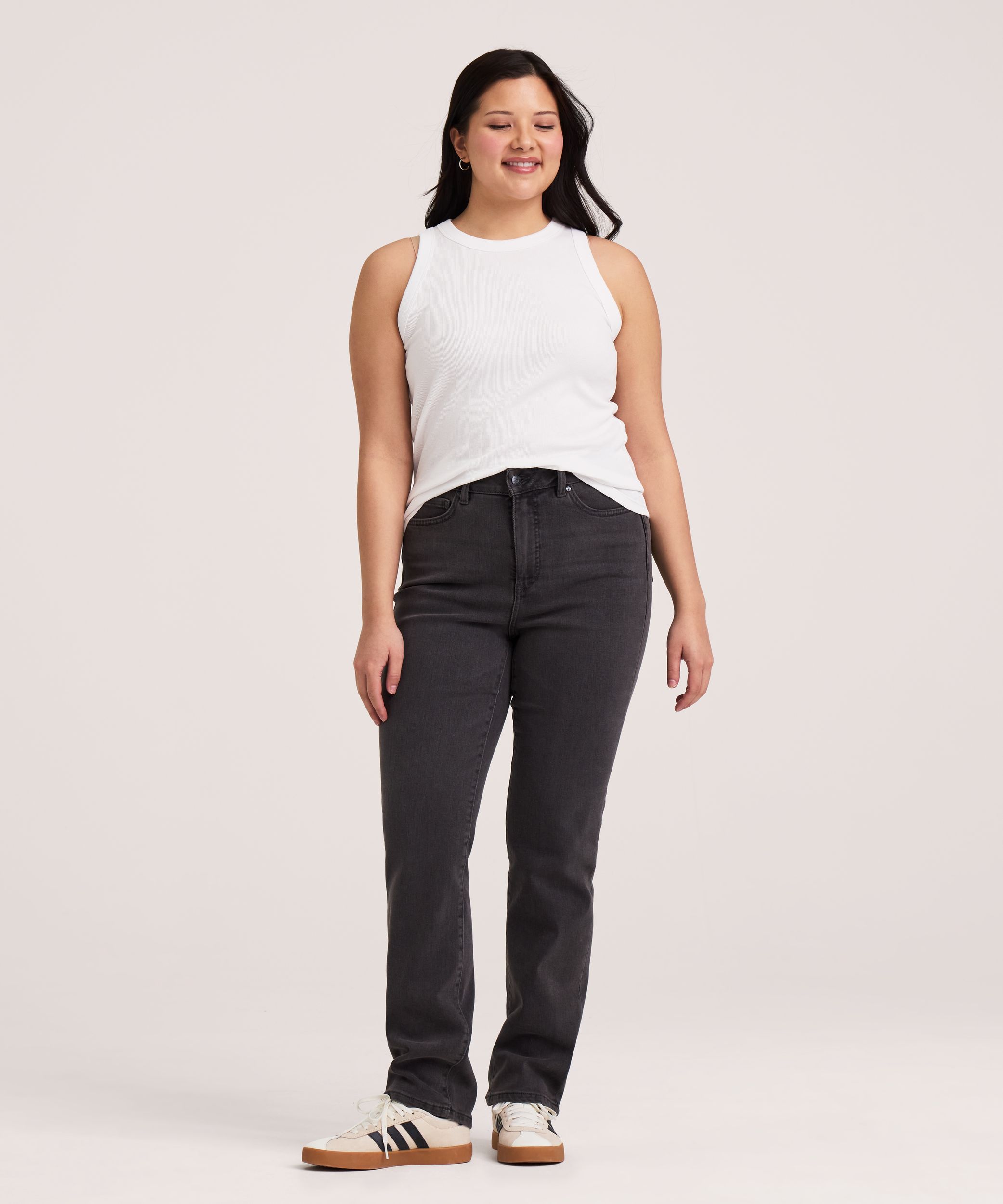 Denver Hayes Women's High Rise Straight Leg Jeans