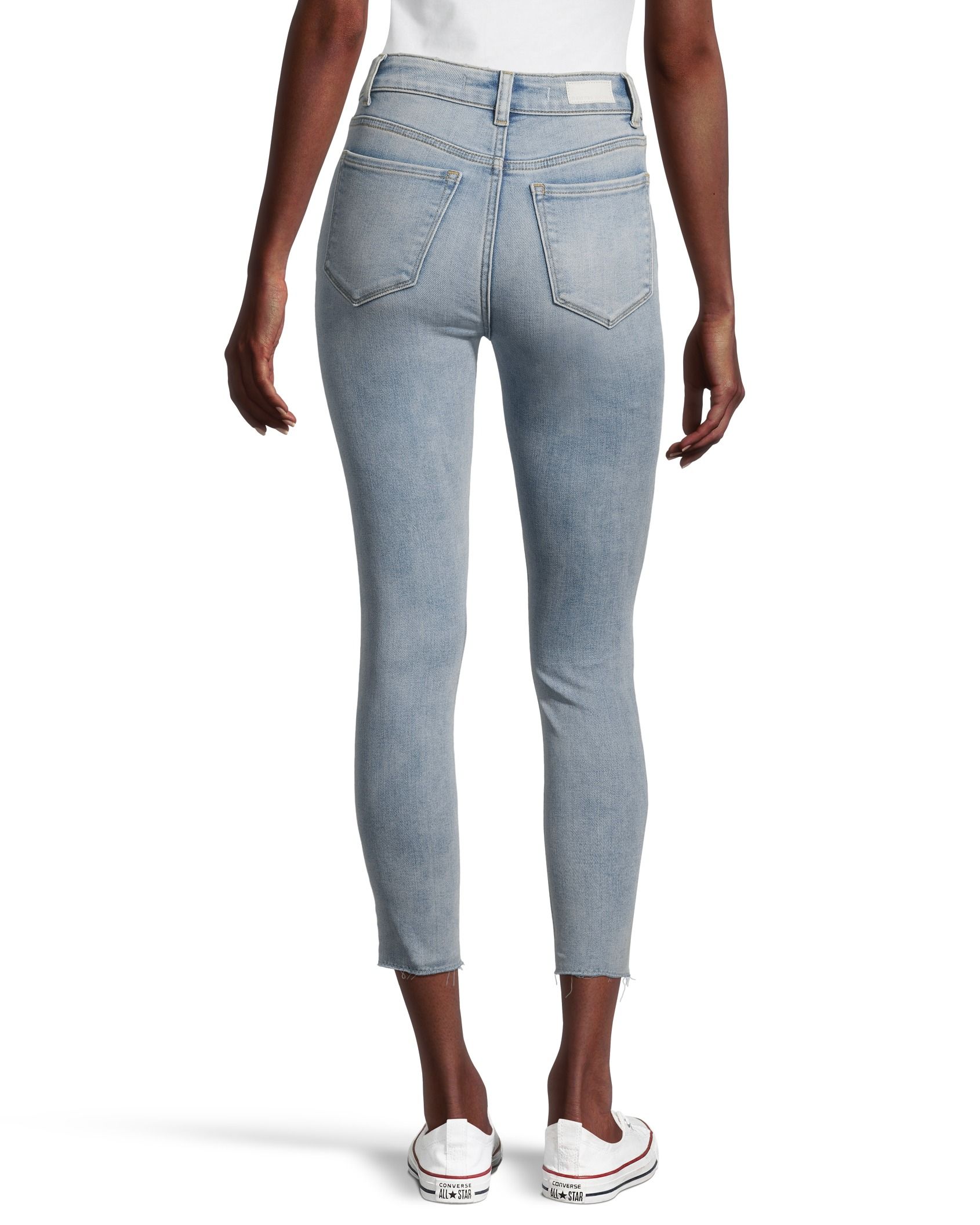 Denver Hayes Women's High Rise Skinny Jeans - Medium Indigo Wash