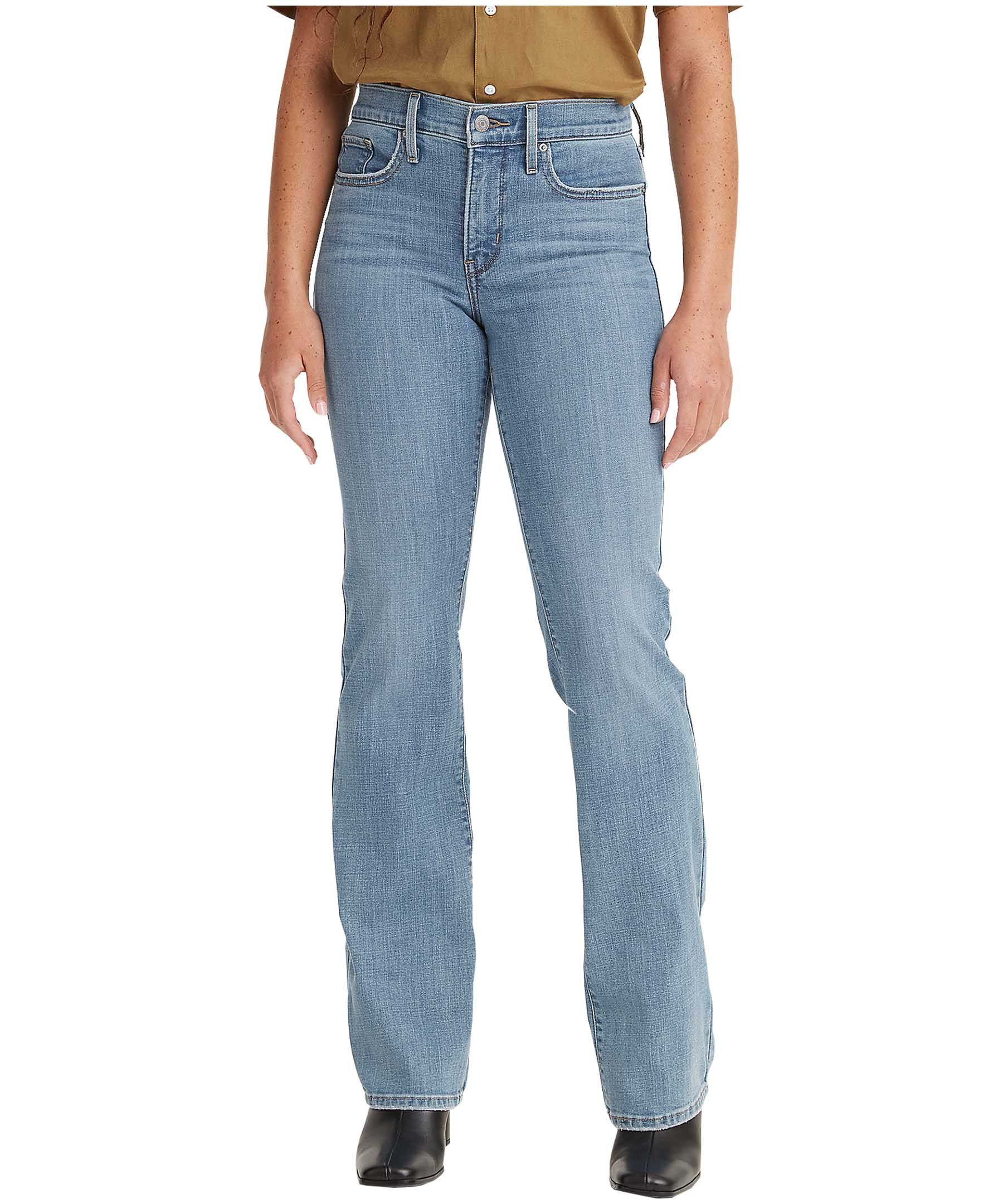 Levis Womens 315 Shaping Mid Rise Bootcut Jeans Marks 7184