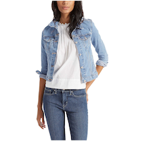 Levi's Women's Original Denim Trucker Jacket Front_Flat