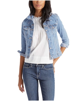 Levi's Veste de camionneur de denim originale pour femme