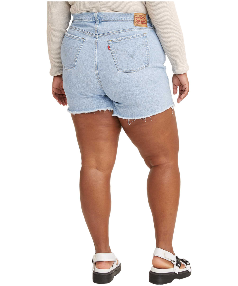 Levi s Women s 501 Cut Off Hem Mid Rise Shorts Marks