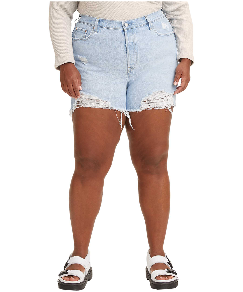 Levi's cutoff shorts womens on sale