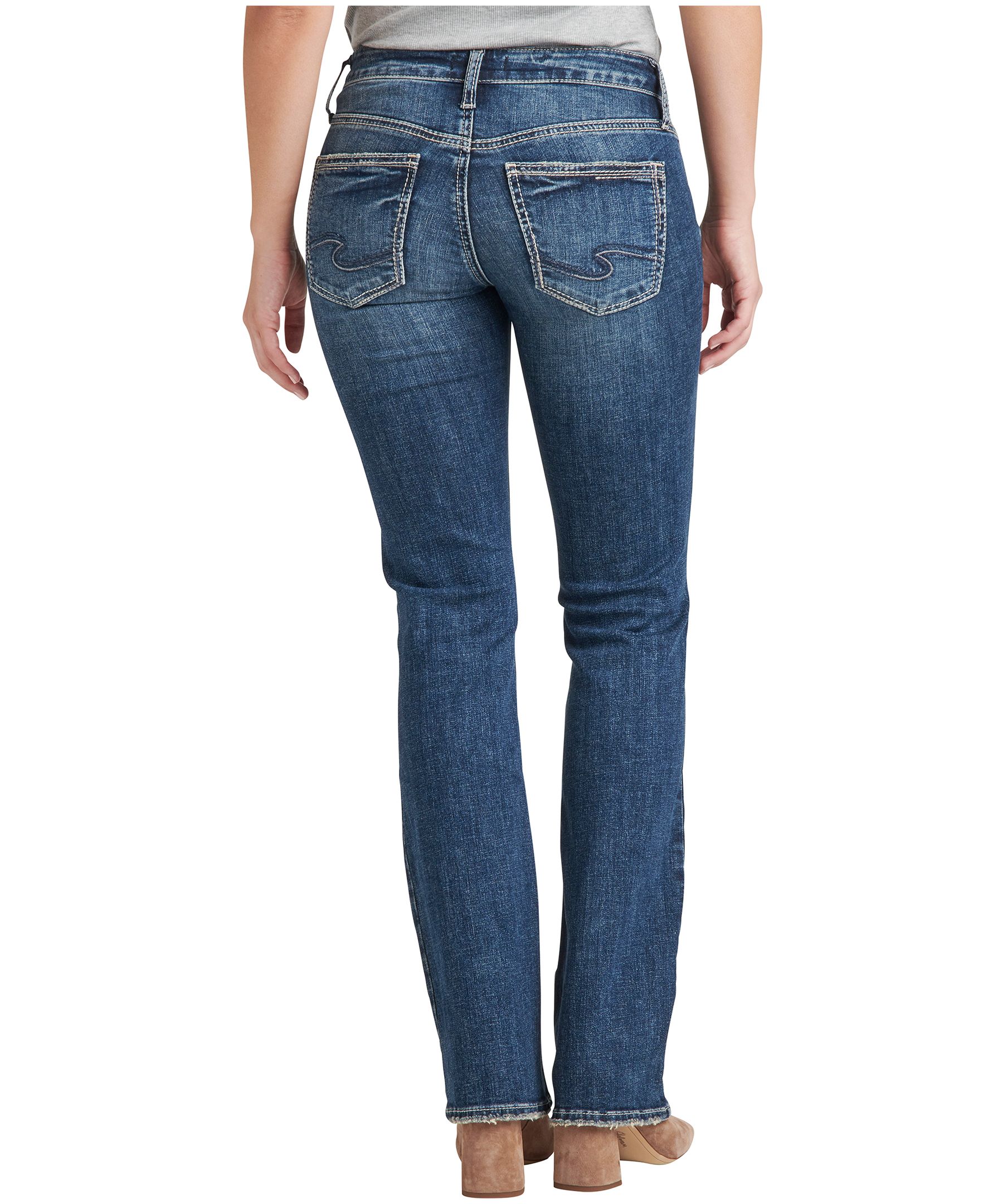 SILVER JEANS Women's Be Low Bootcut Jeans