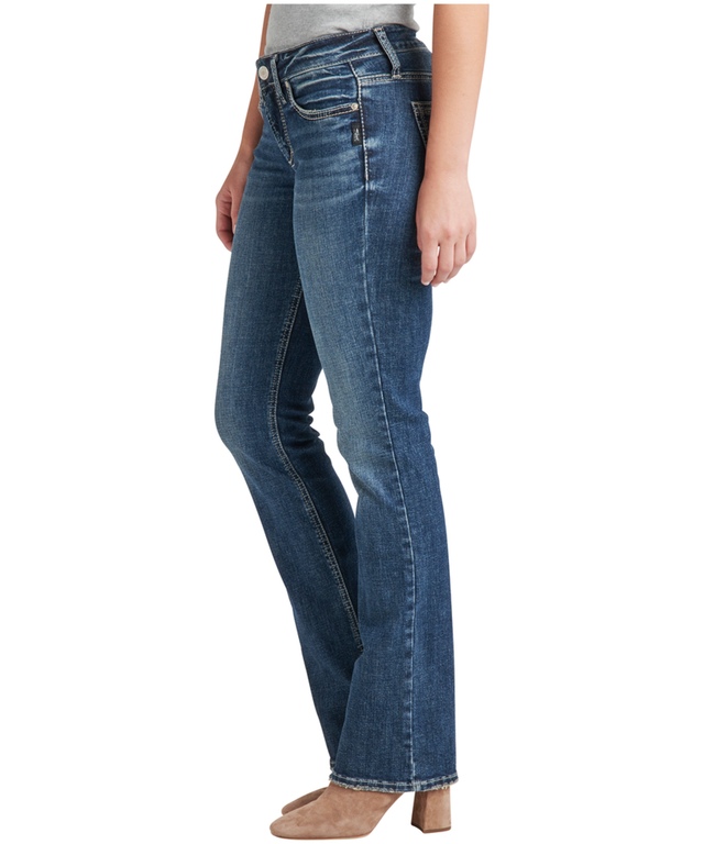 Silver Women's Britt Low Rise Curvy Fit Bootcut Jeans Marks