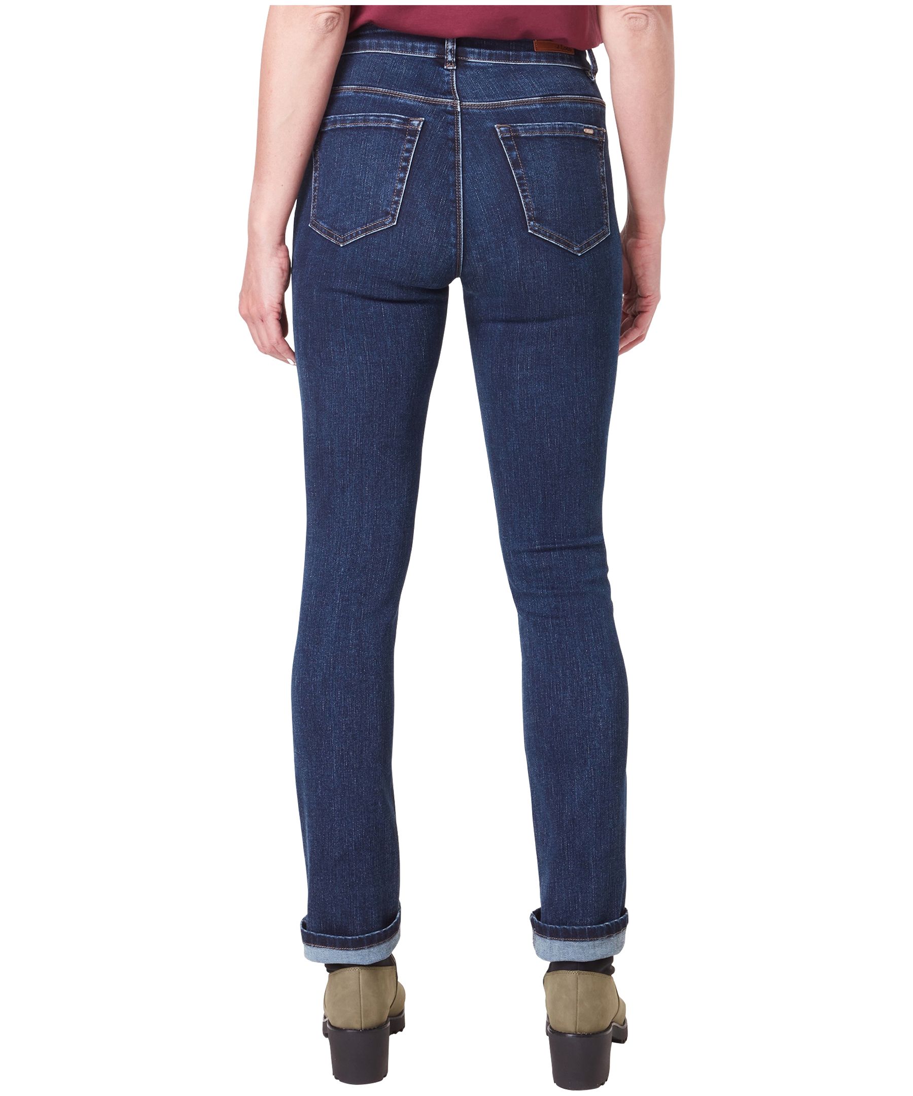 Jean à taille haute et à jambe droite pour femmes, Erika, Lois