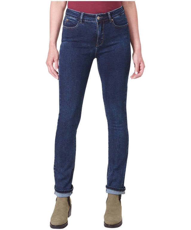 Jean à taille haute et à jambe droite pour femmes, Erika, Lois