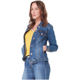 Veste en jean décontractée pour femmes, Hailey, Lois Front_Angled_Left