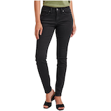 Silver Women's Suki Mid Rise Skinny Jeans Front_Flat