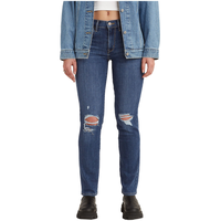 Levi's Jean à jambe droite et taille haute pour femmes, 724, indigo foncé Front_Flat