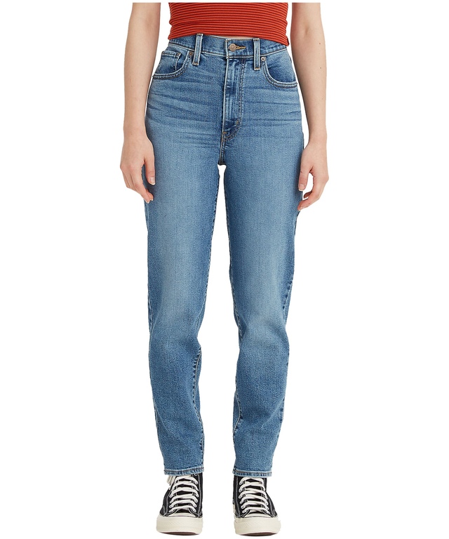 Jean de maman à taille haute et jambe fuselée pour femmes, Levi's