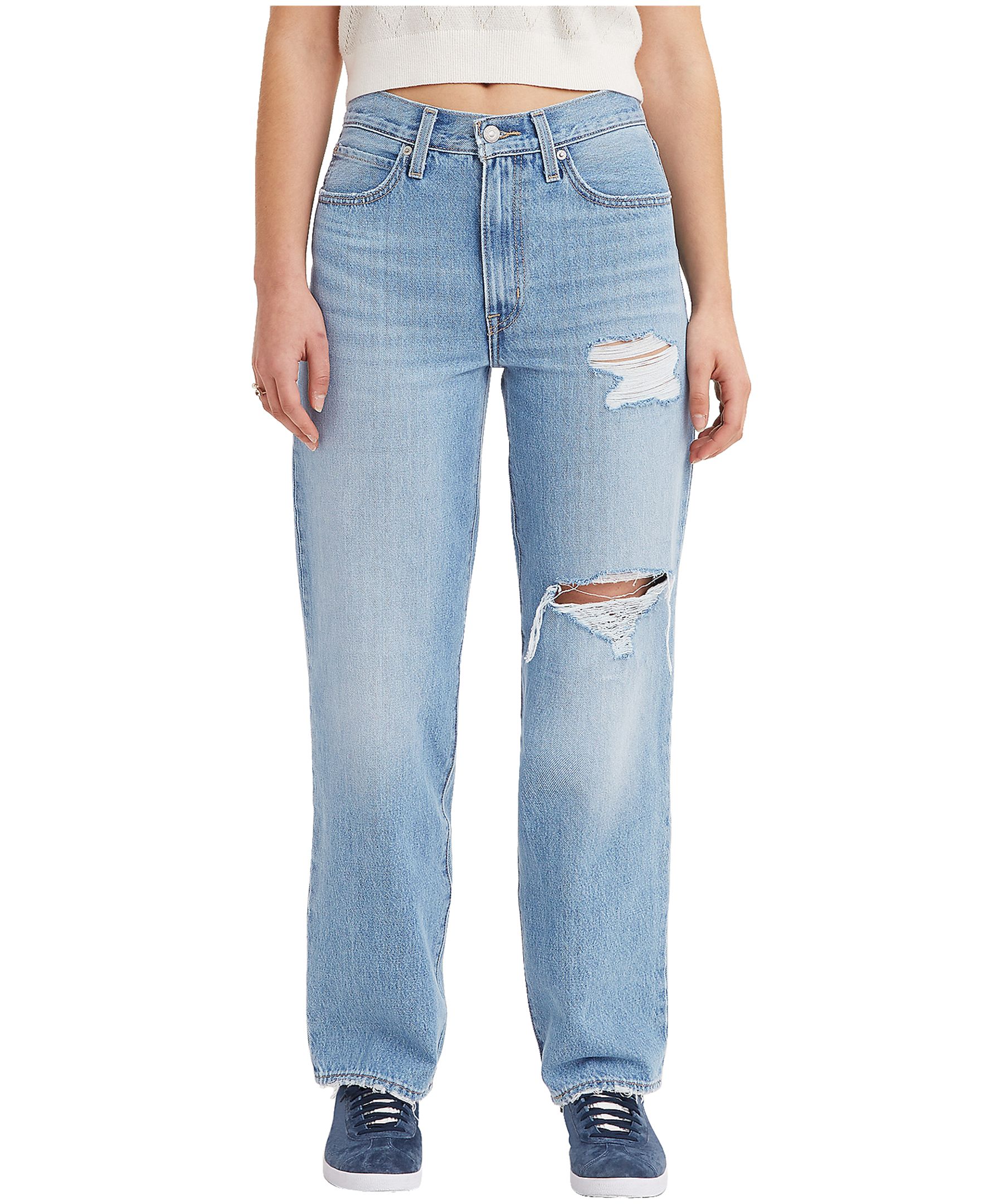 Levi's Women's '94 Baggy Mid Rise Straight Leg Jeans - Medium Indigo ...