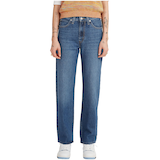 Levi's Women's '94 Baggy Mid Rise Straight Leg Jeans - Dark Indigo Front_Flat