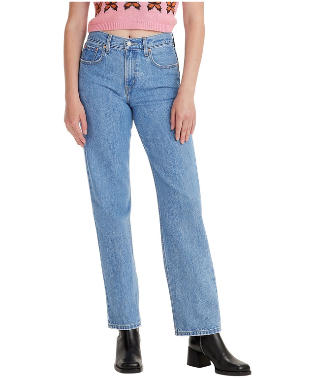 Levi's Women's Low Pro Low Rise Straight Leg Jeans - Medium Indigo