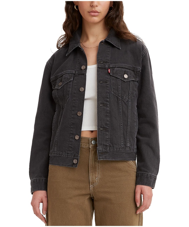 Levi's Women's Ex-Boyfriend Trucker Jean Jacket - Black