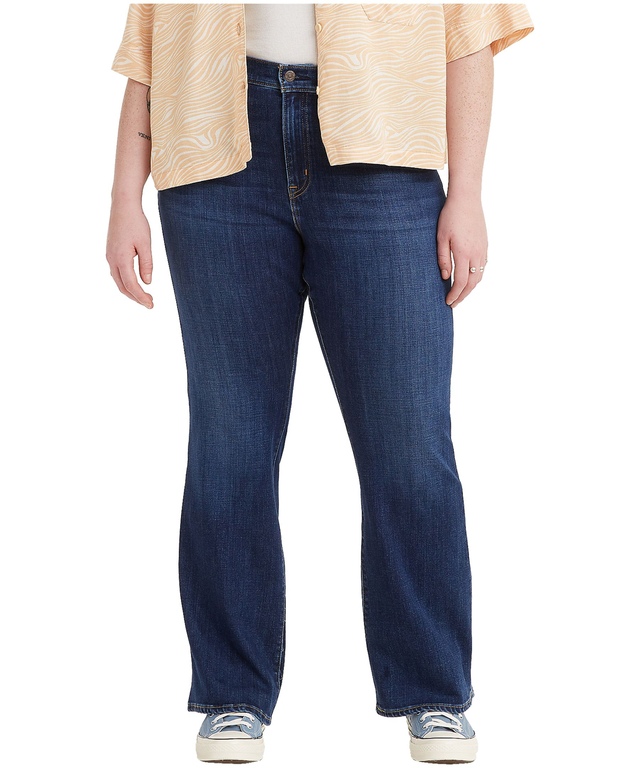 Jean évasé à taille haute pour femmes, 726, Levi's, indigo foncé