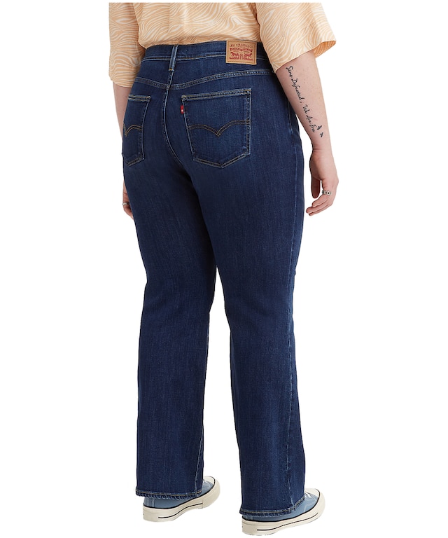 Jean Femme David Kahn Dark Wash - Taille 27P - Jambe Évasée - 30 X 29 - Occasion TB