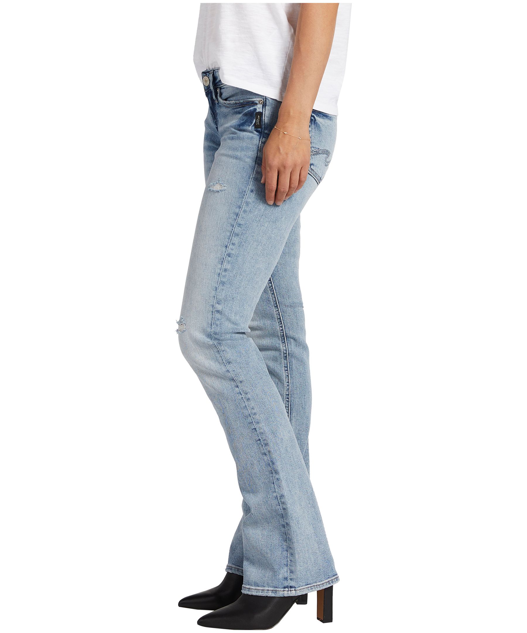 Silver Women's Tuesday Low Rise Slim Bootcut Jeans
