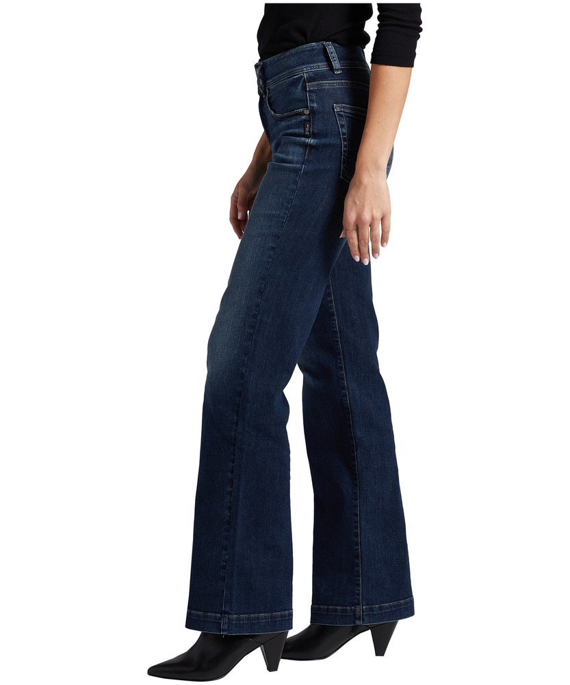 Silver Womens Avery High Rise Trouser Jeans Plus Size  Marks