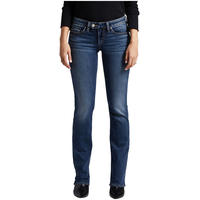 Silver Women's Tuesday Low Rise Slim Bootcut Jeans Front_Flat