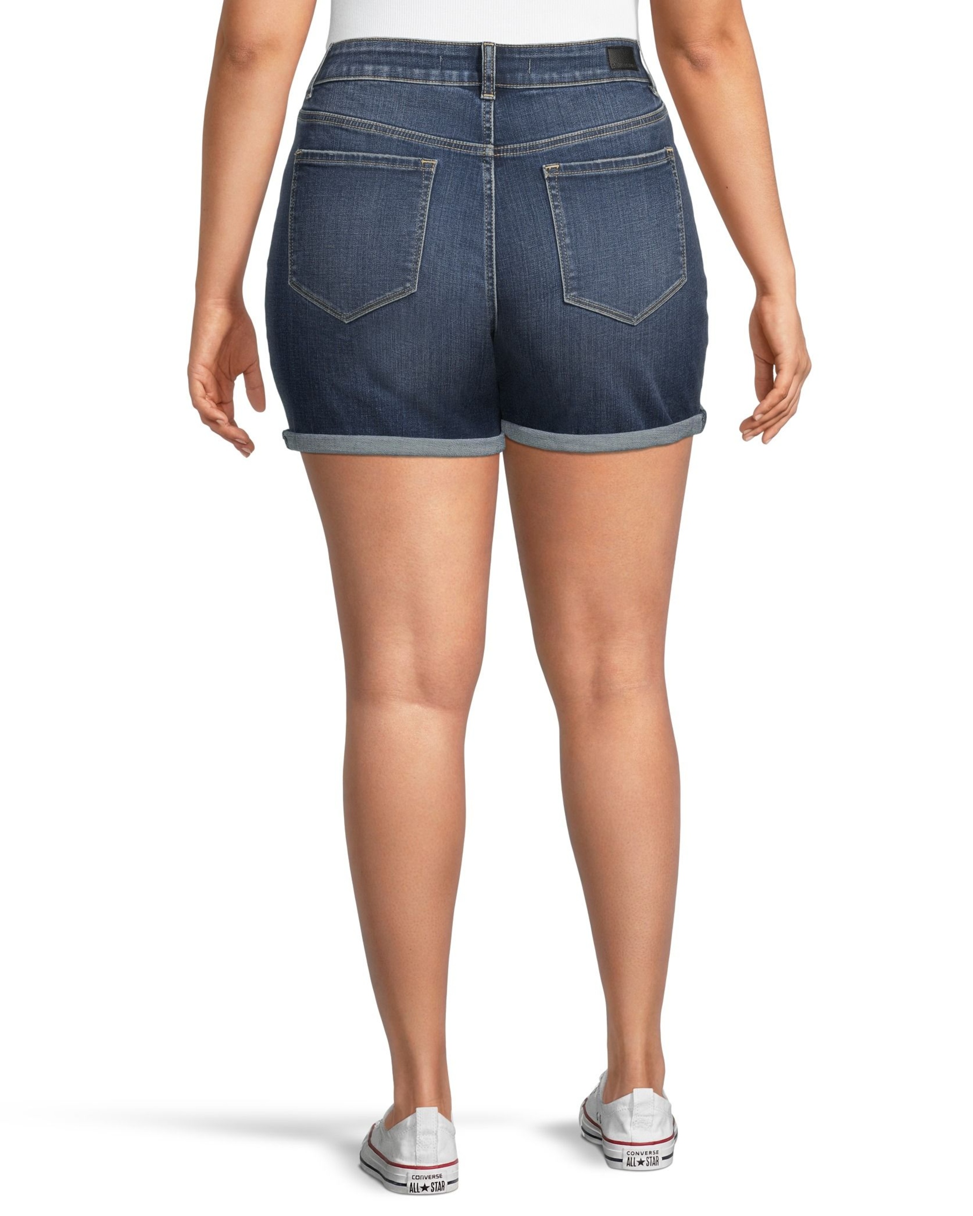 Denver Hayes Women's Curvy Fit Mid Rise Jean Shorts | Marks