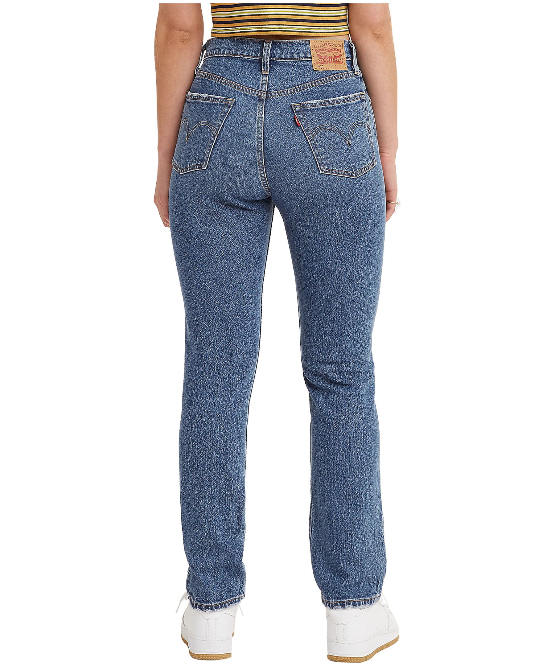 Levi s Women s 501 High Rise Straight Leg Jeans Marks