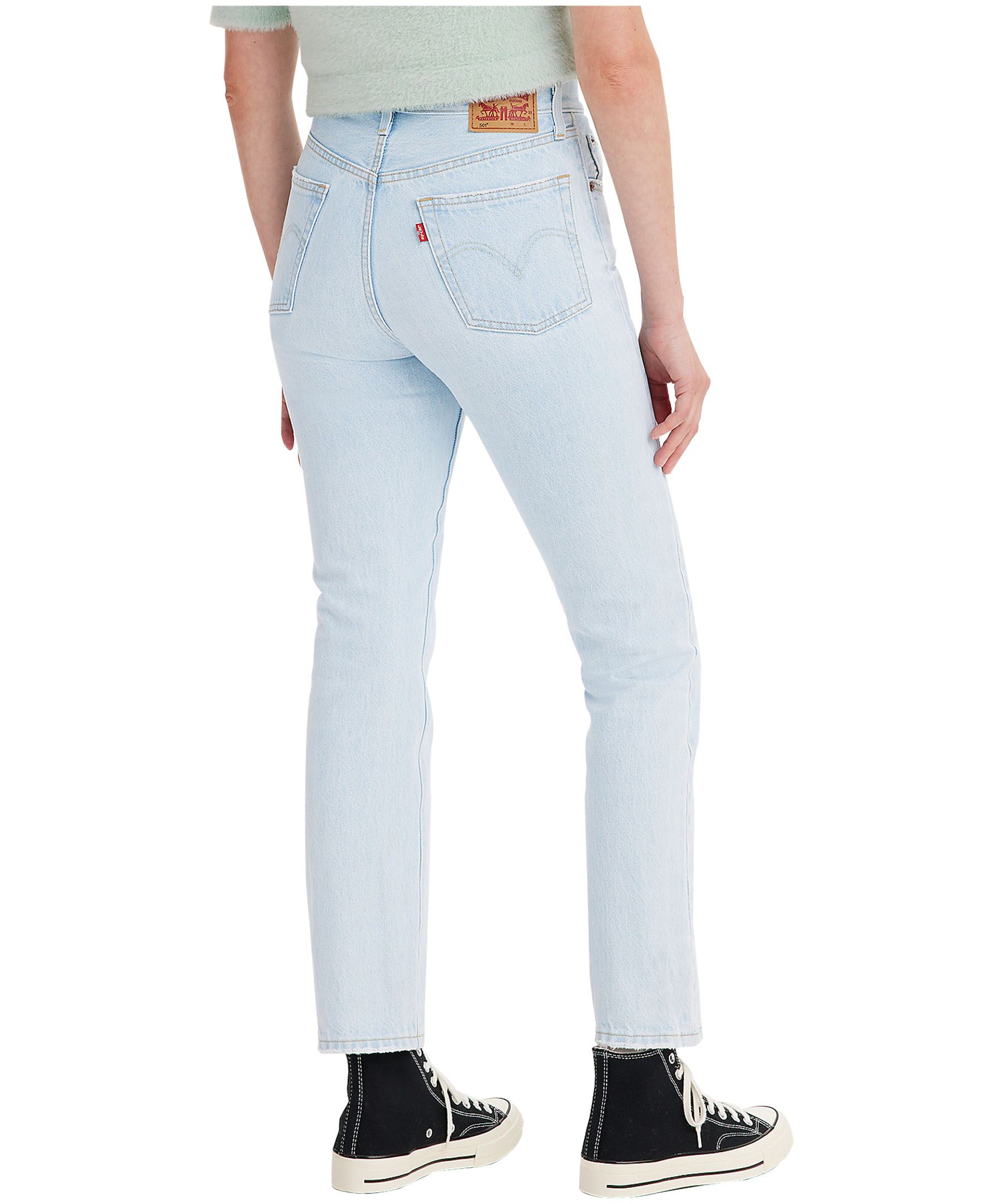 Jean à jambe droite et à taille haute pour femmes, Levi's, 501