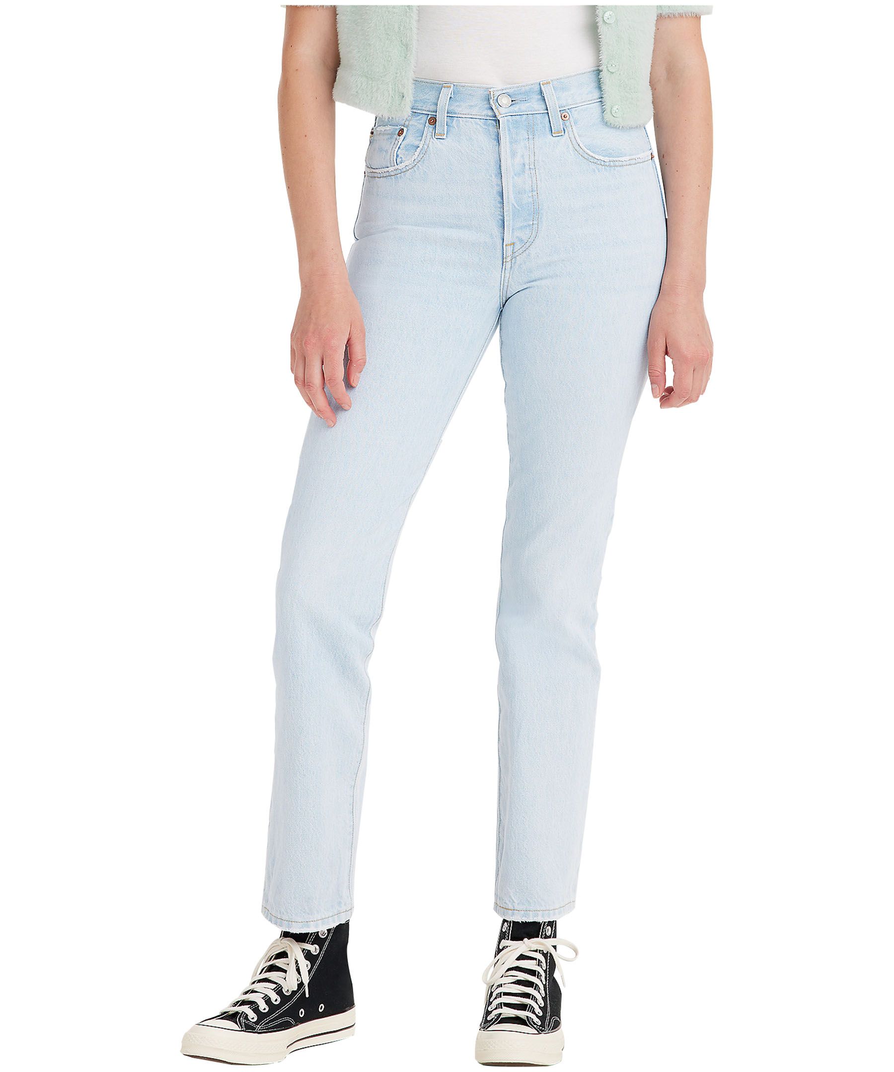 Jean à jambe droite et à taille haute pour femmes, Levi's, 501 L