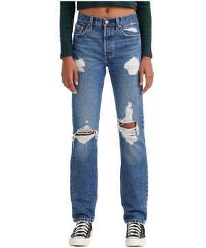 Levi's Women's 501 High Rise Straight Leg Jeans
