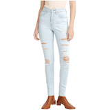 Levi's Women's 721 High Rise Skinny Jeans - Light Indigo Front_Flat