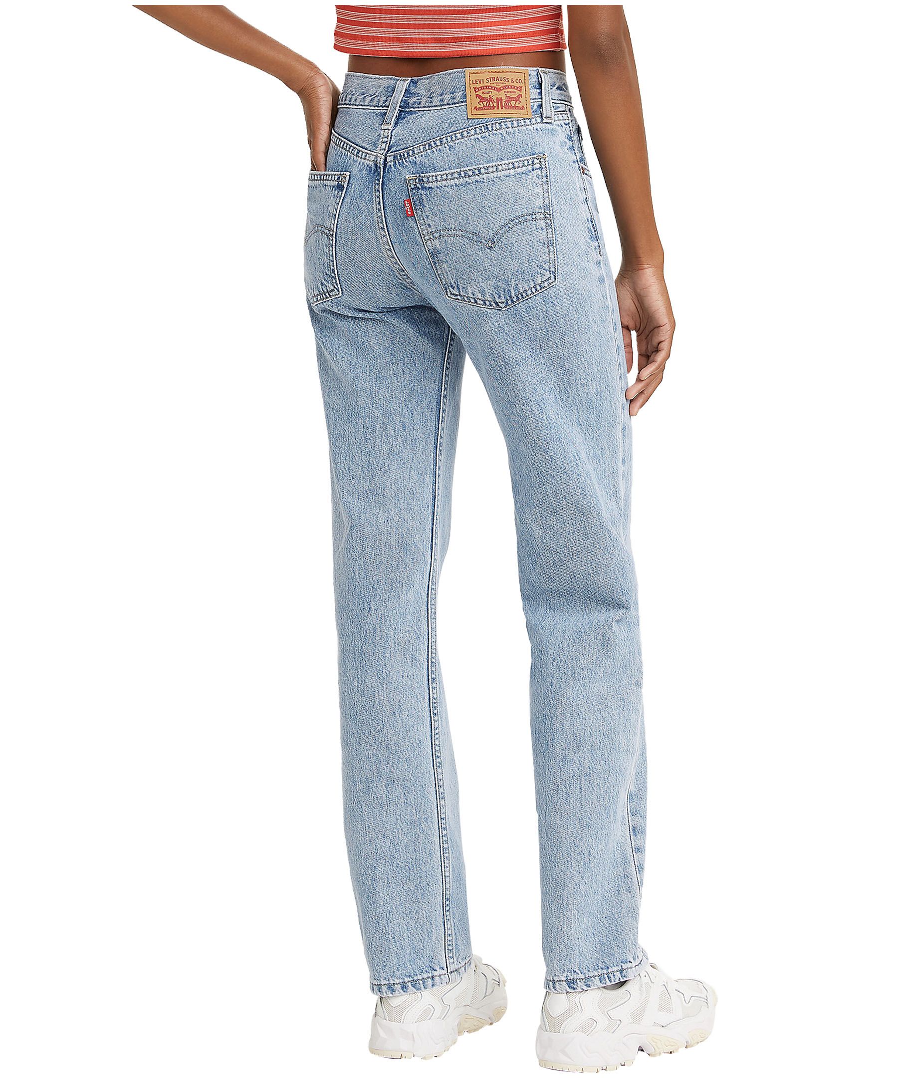 Levi's Women's Low Pro Low Rise Straight Leg Jeans - Light Indigo