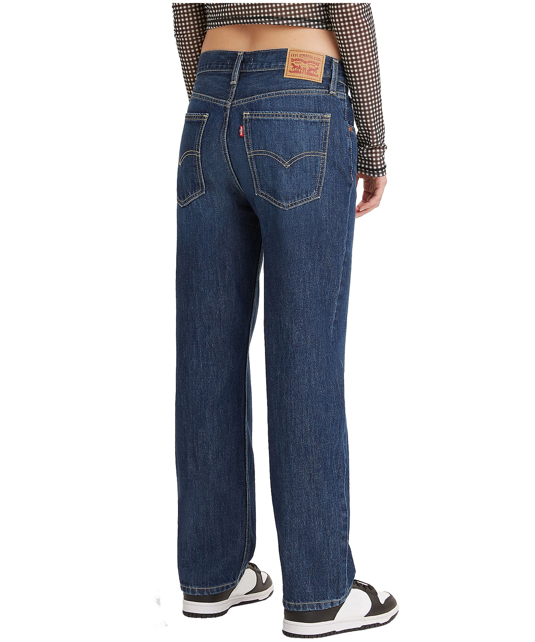 Jean à jambe droite et à taille basse pour femmes, Levi's, Low Pro